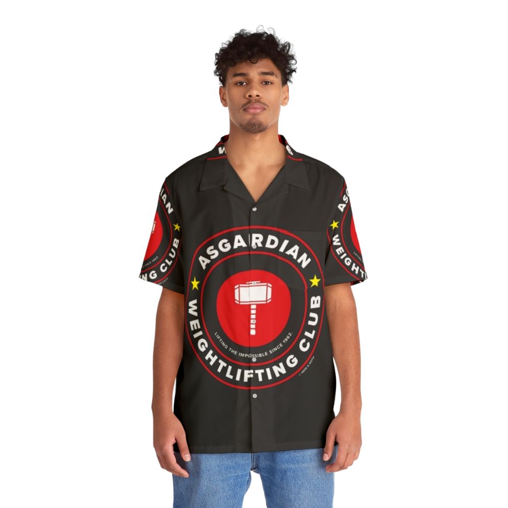 Asgardian Weightlifting Club Superhero Hawaiian Shirt - Lifestyle