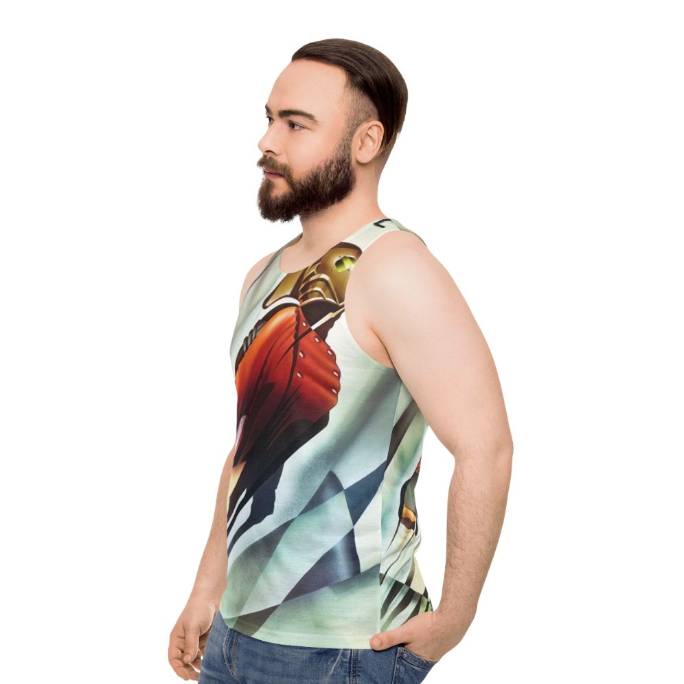 Rocketeer superhero 90s movie unisex tank top - men side