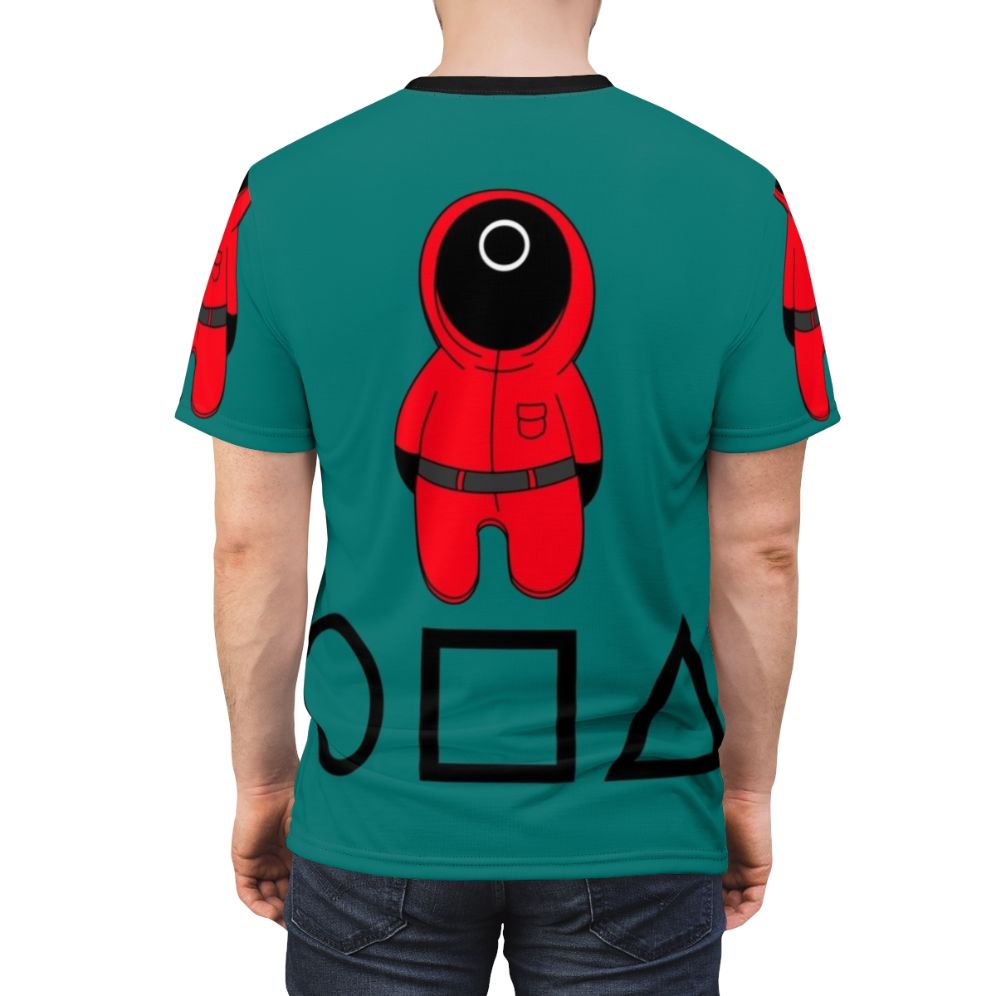 Squid Game Inspired T-Shirt with Unique Graphic Design - men back