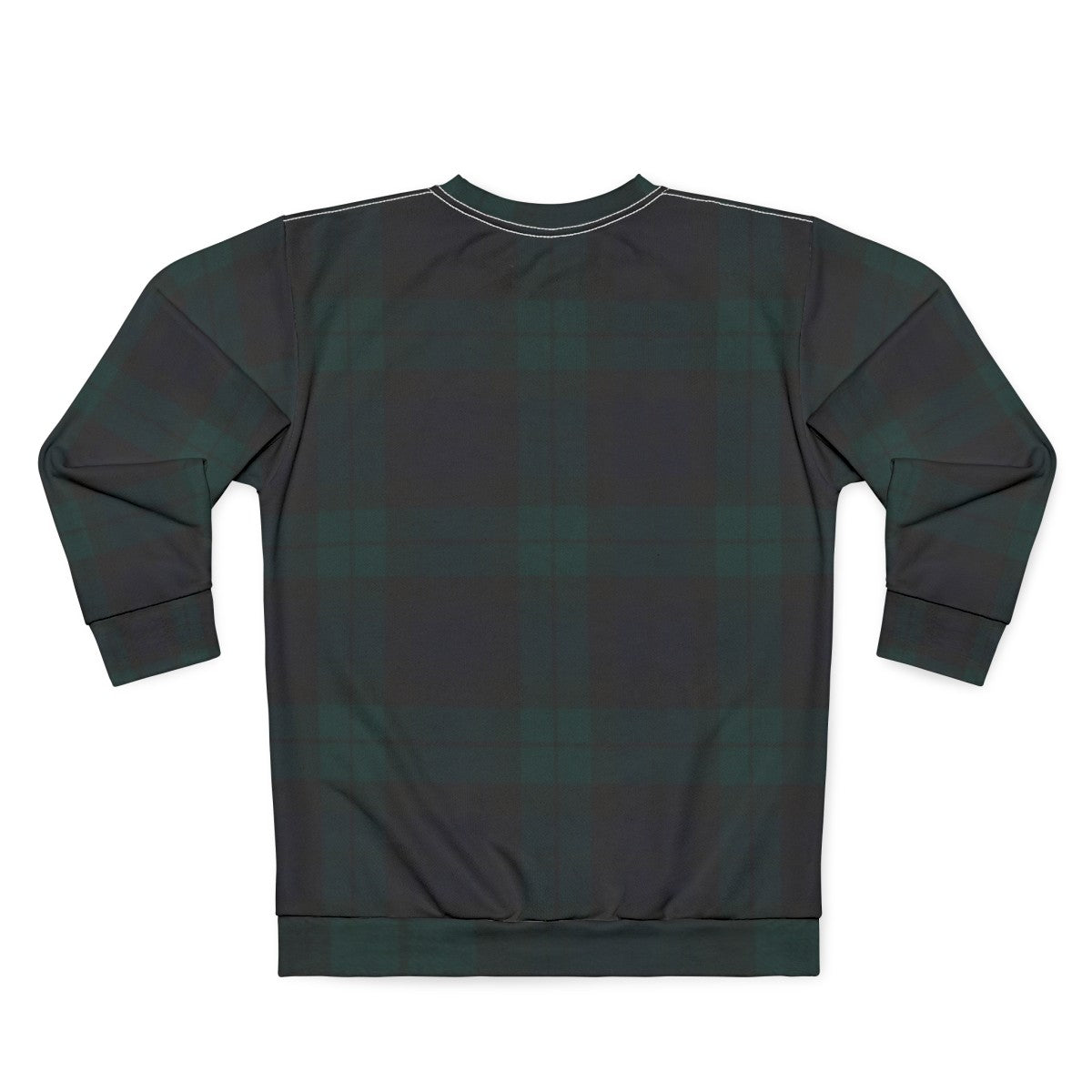 Black Watch Scottish Tartan Sweatshirt - Back