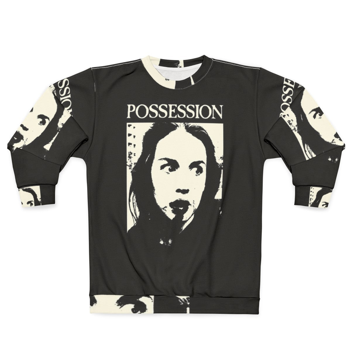 Possession Sweatshirt with Occult and Paranormal Design