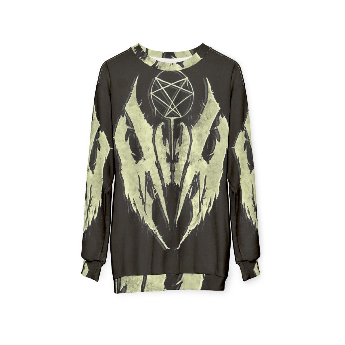 Anomy Istranj Metal Logo Heavy Metal Sweatshirt - hanging