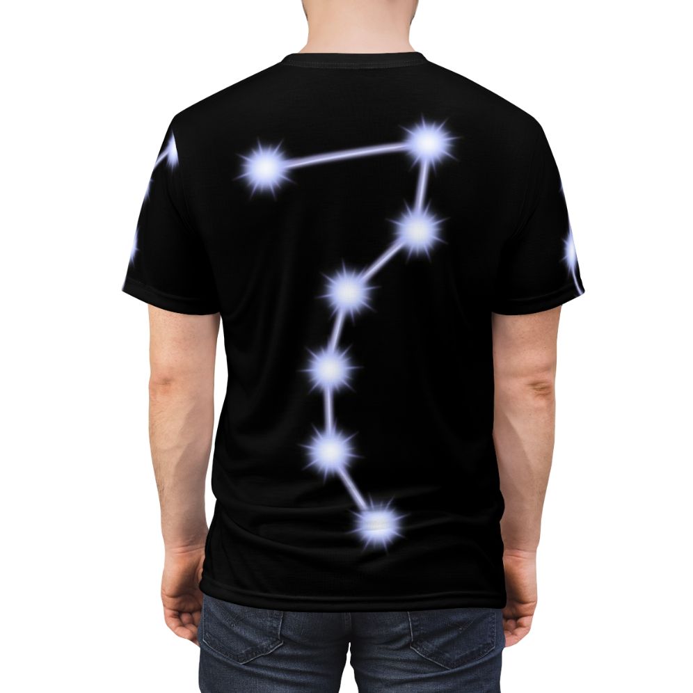 Hokuto No Ken inspired t-shirt featuring the seven stars and north star design - men back