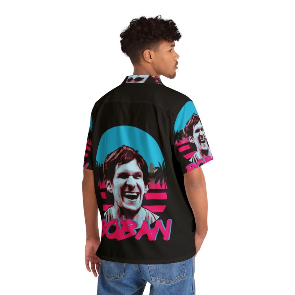 Boban Marjanovic wearing a retro Hawaiian shirt - People Back