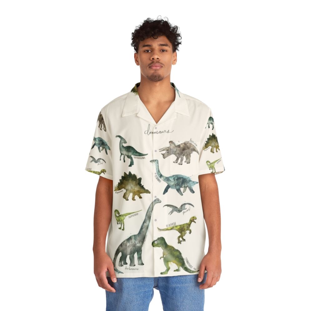 Dinosaurs Hawaiian Shirt - People Front