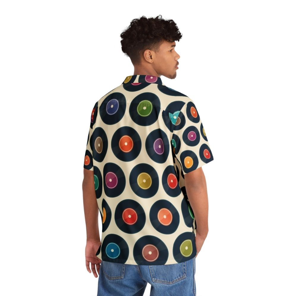 Retro vinyl record Hawaiian shirt - People Back