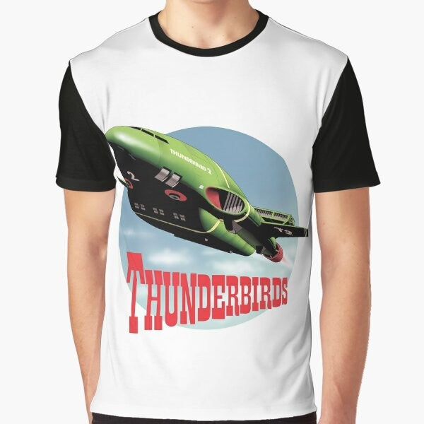 Thunderbird 2 from the classic 1960s TV show 'Thunderbirds'