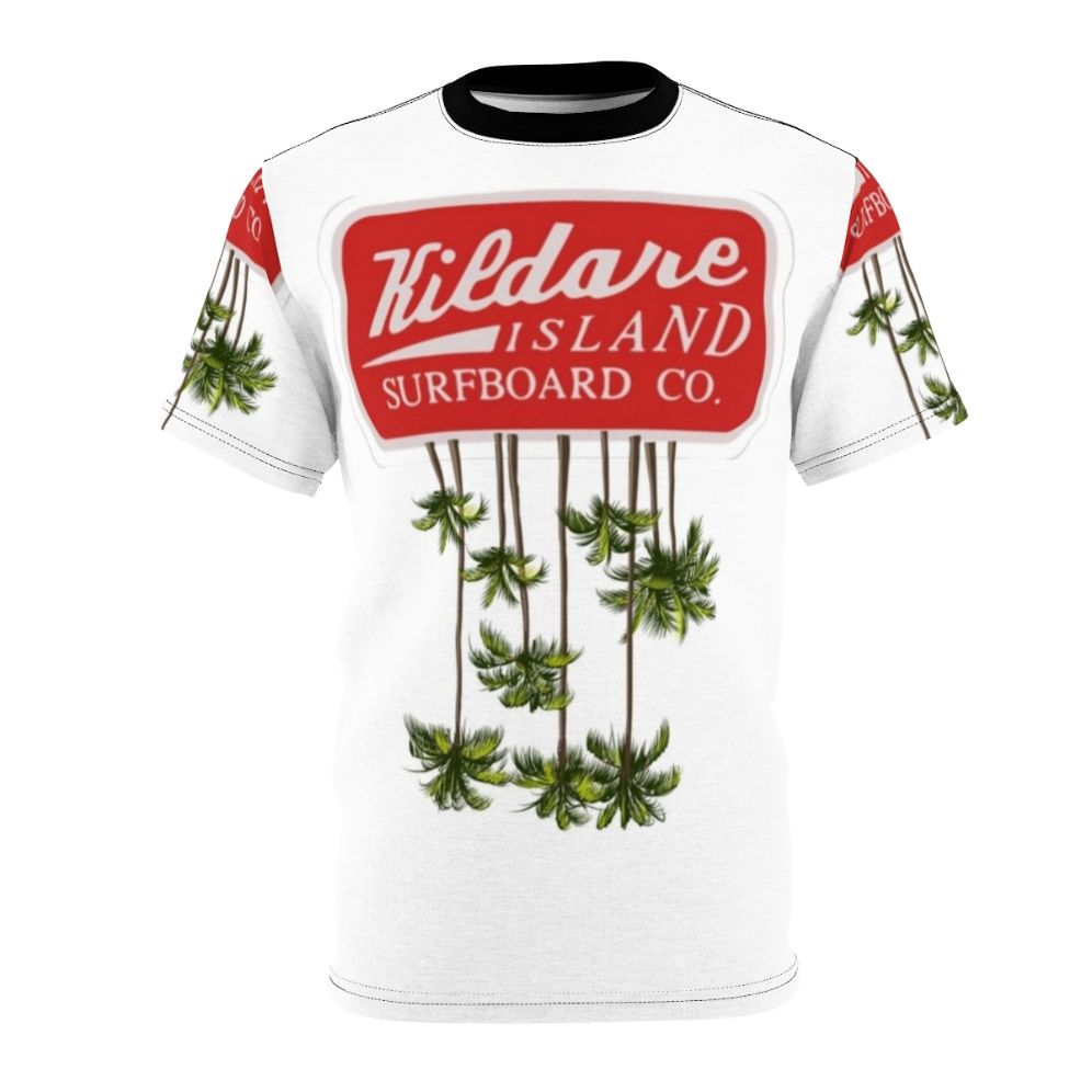 Coastal-inspired Kildare Island t-shirt with beach and summer vibes