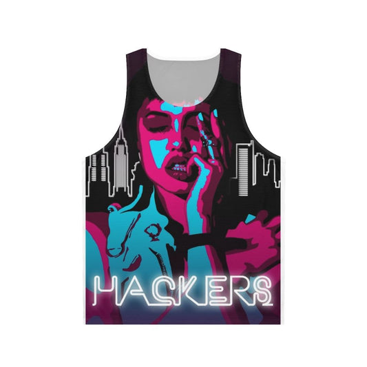 Angelina Jolie Hackers Unisex Tank Top