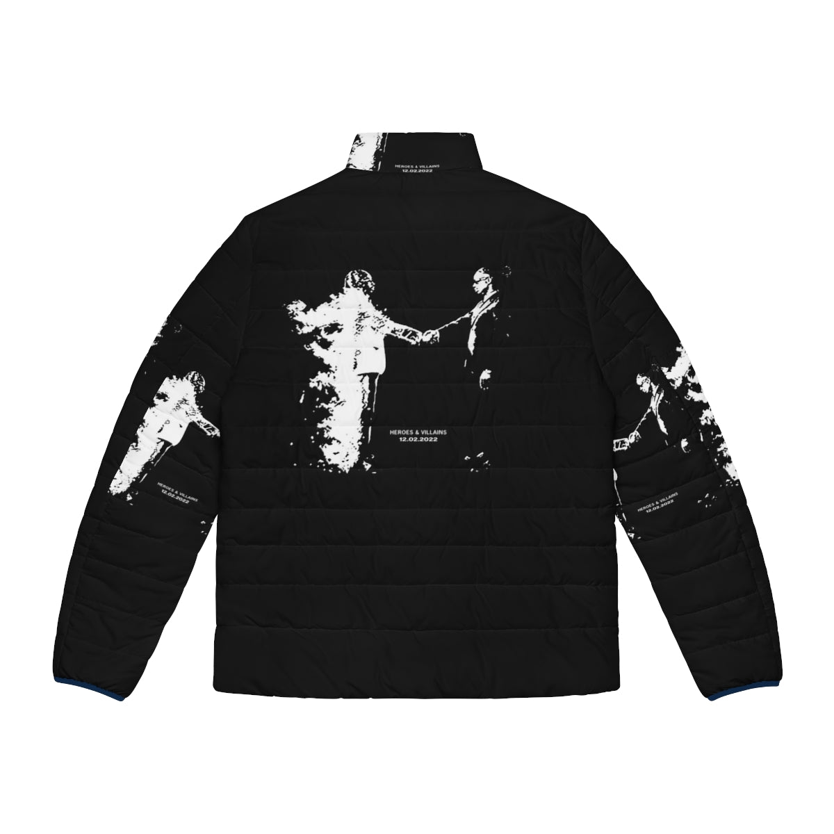 Metro Boomin Heroes and Villains Puffer Jacket, featuring stylish urban fashion - Back