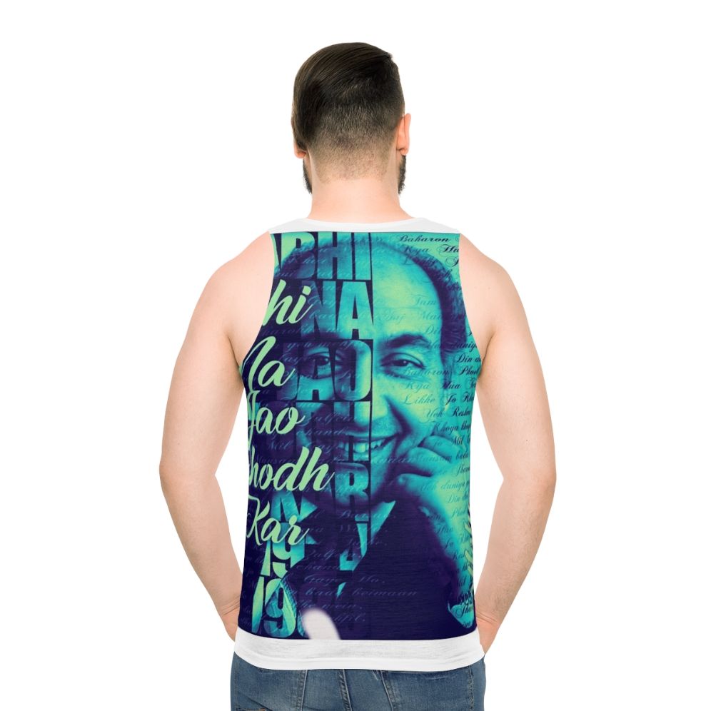 Mohd Rafi Art Unisex Tank Top - men back