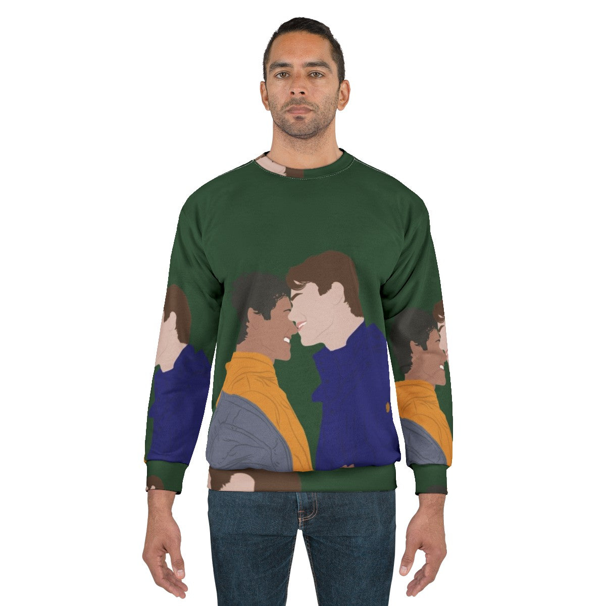 Young Royals S3 Prince Wilhelm and Simon Eriksson Sweatshirt - men