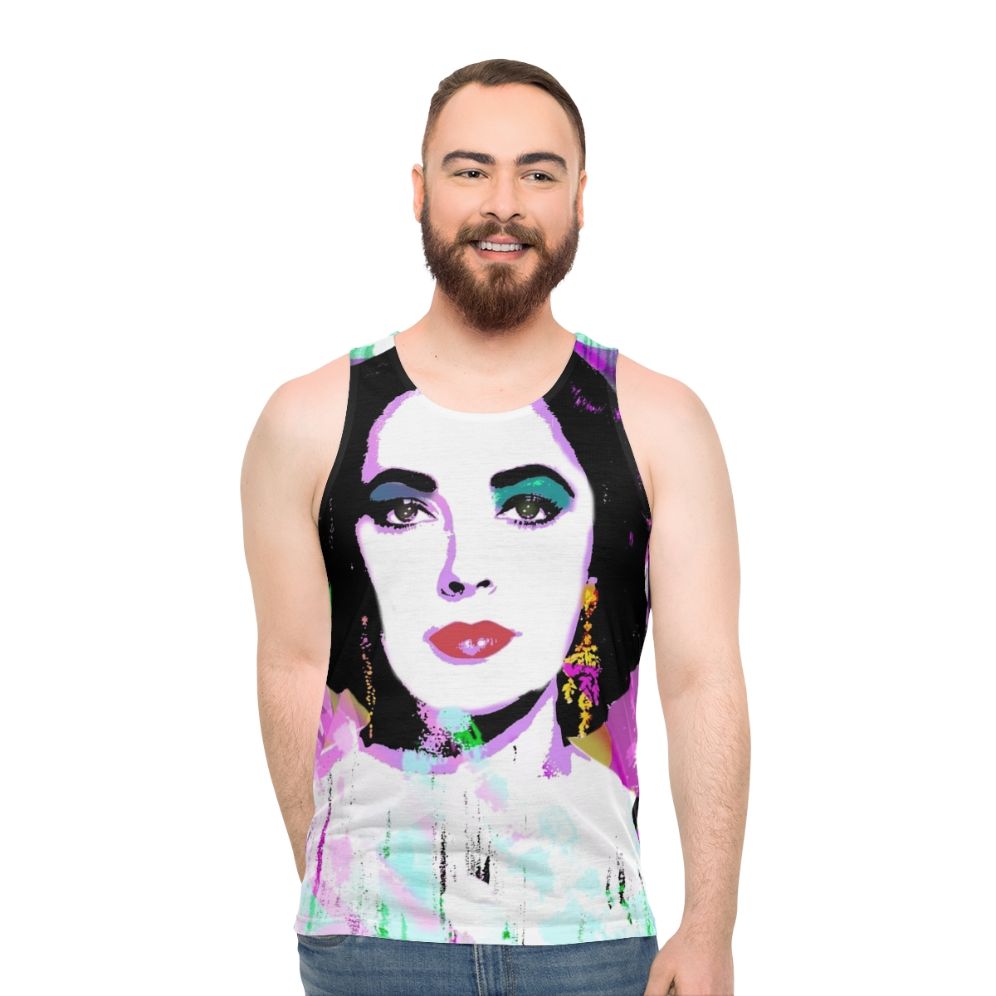 Unisex Elizabeth Taylor LGBTQ+ Pride Tank Top - men