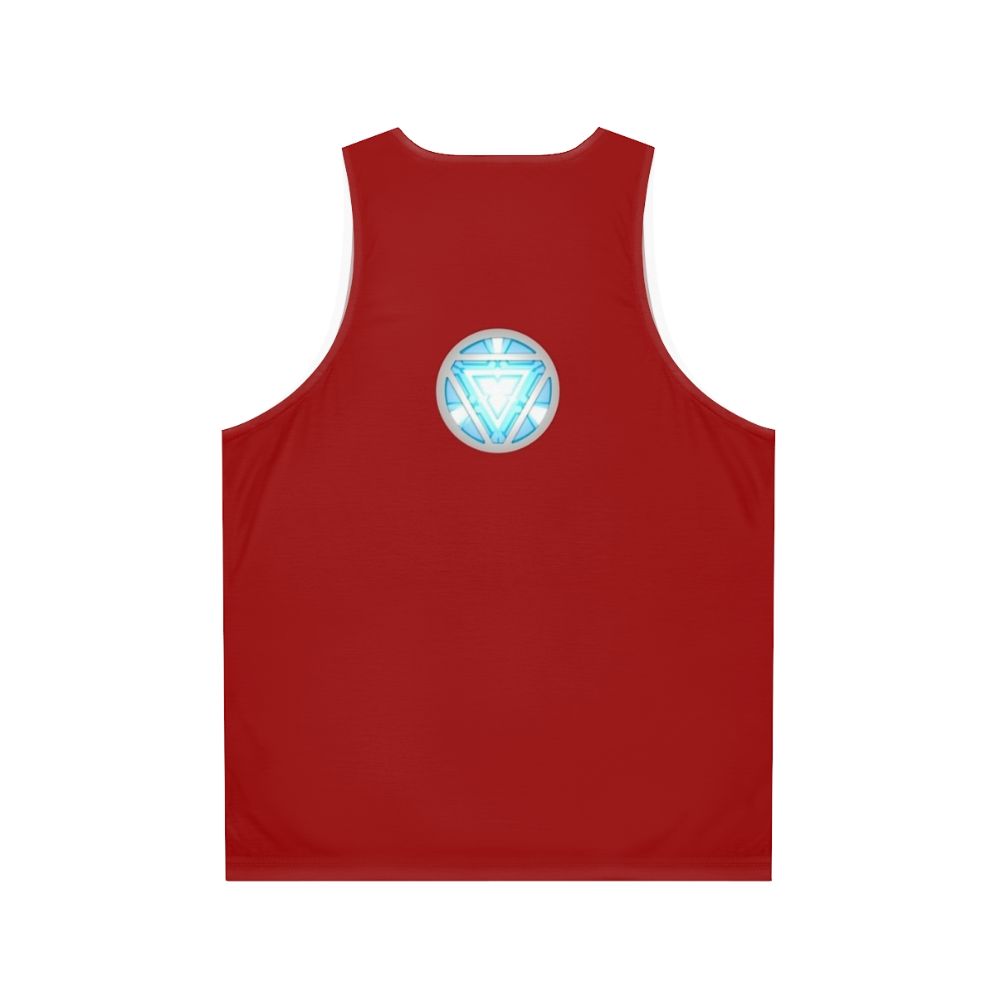 Marvel Iron Man Arc Reactor Unisex Tank Top - Back