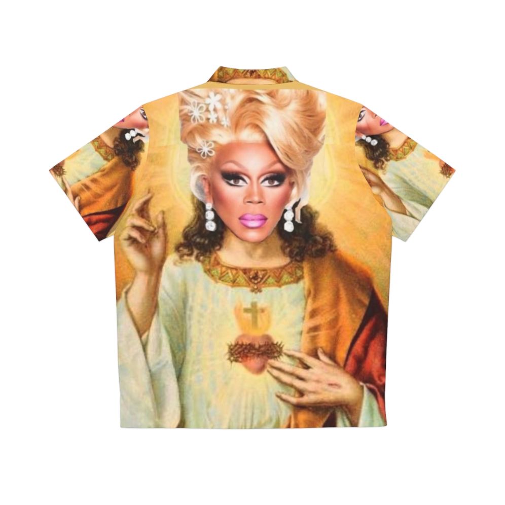 Drag Queen Jesus Hawaiian Shirt - Back