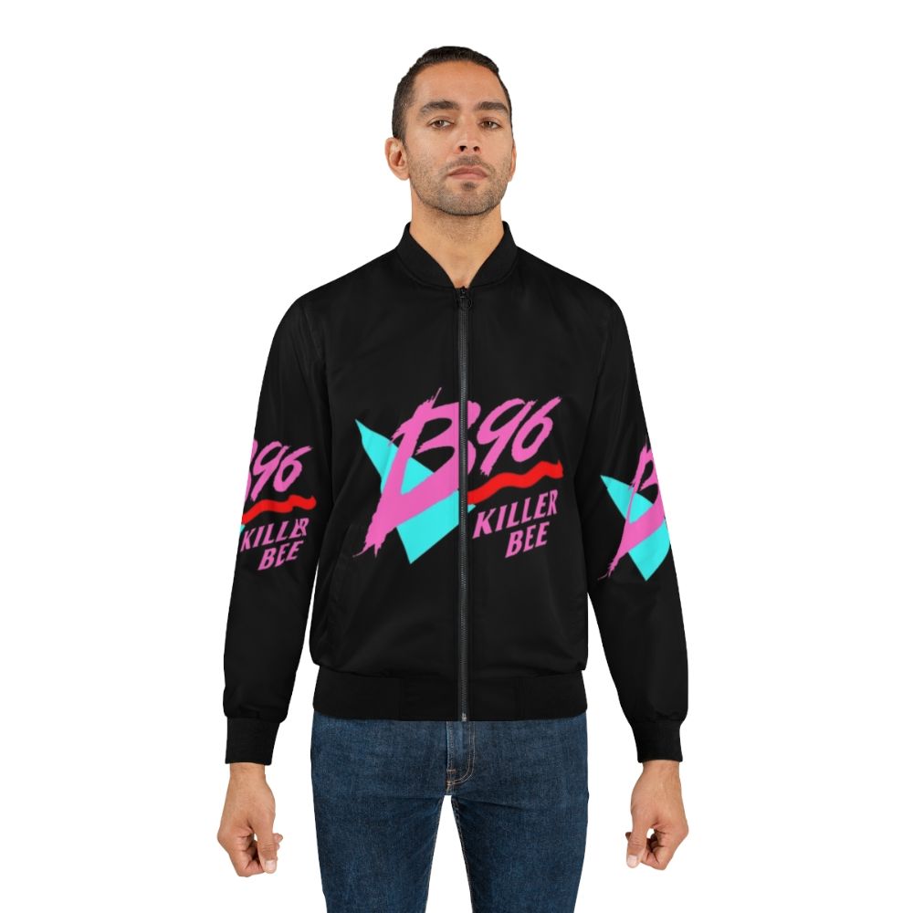 Killer Bee B96 Bomber Jacket, featuring the iconic Chicago radio station logo - Lifestyle