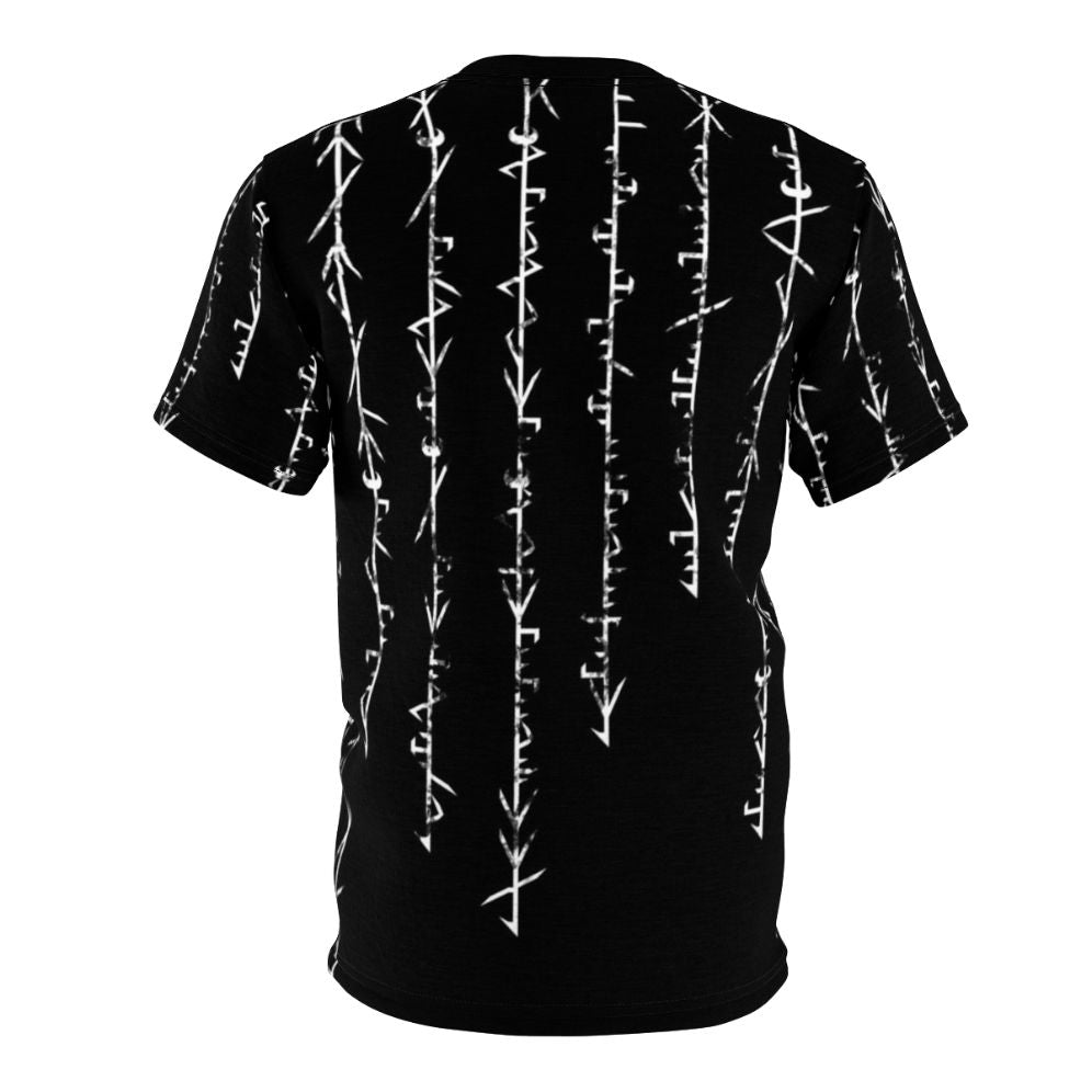 Phyrexian-inspired dark t-shirt with intricate design for Magic: The Gathering fans - Back