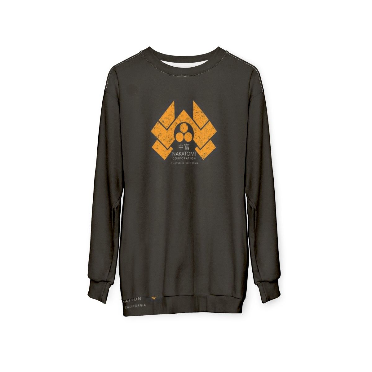 Nakatomi Plaza Japanese Inspired Sweatshirt - hanging