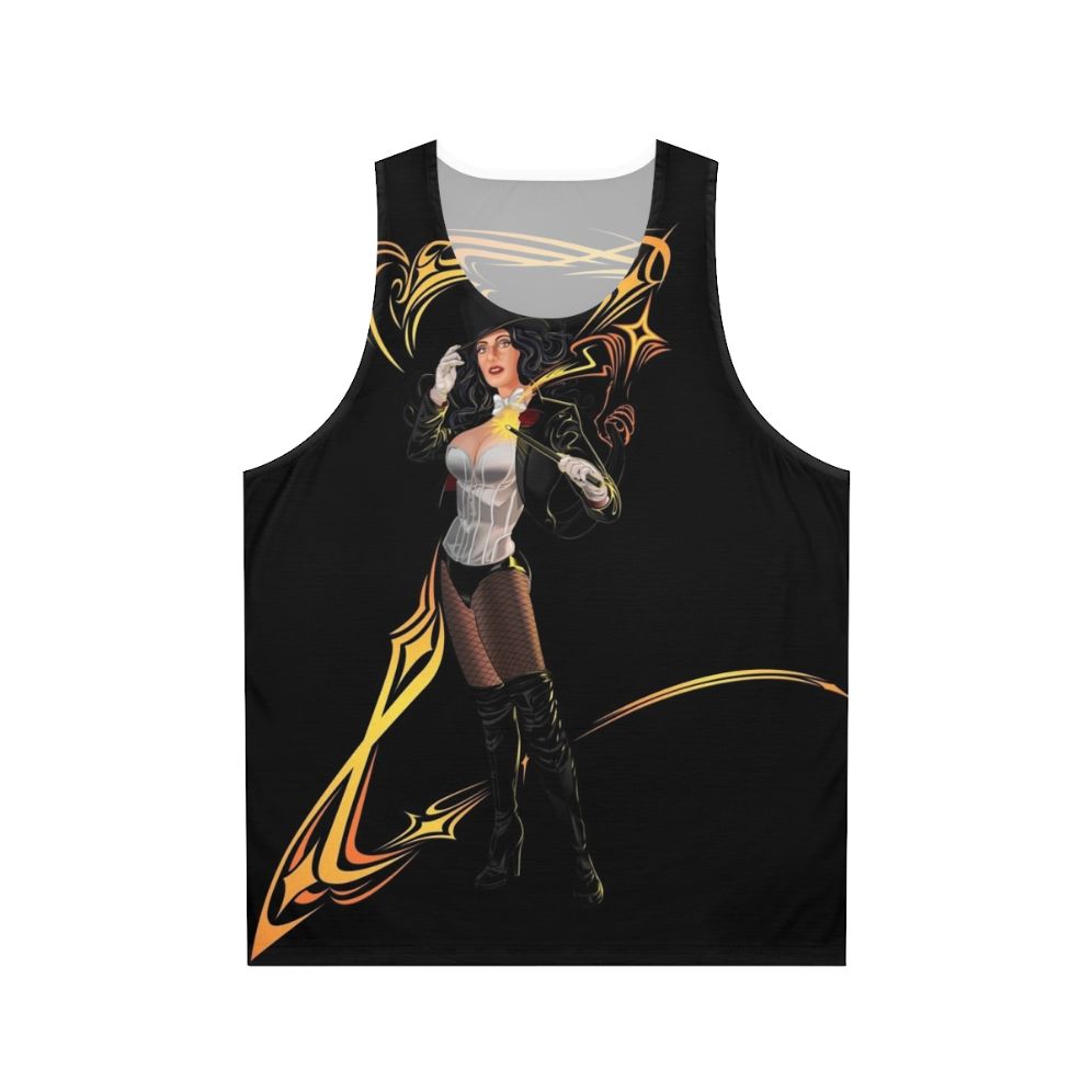 Zatanna Z Unisex Tank Top featuring DC Comics superhero character