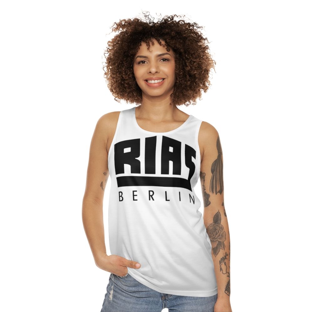 Rias Berlin Unisex Tank Top featuring German design - women