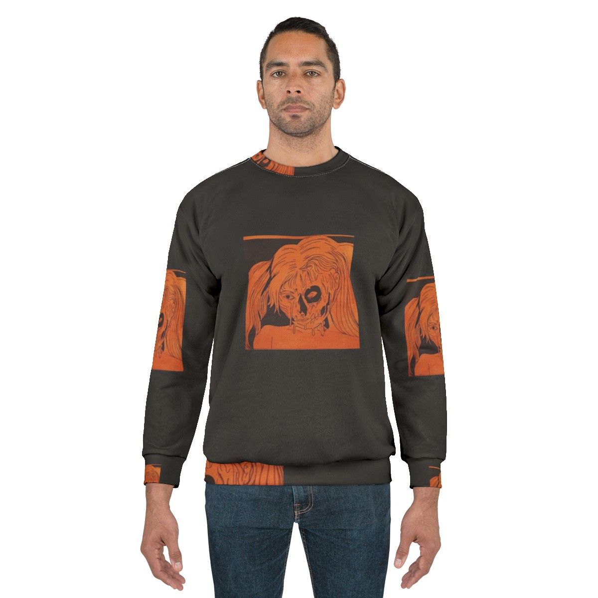 Ashnikko pumpkin spice artwork sweatshirt - men