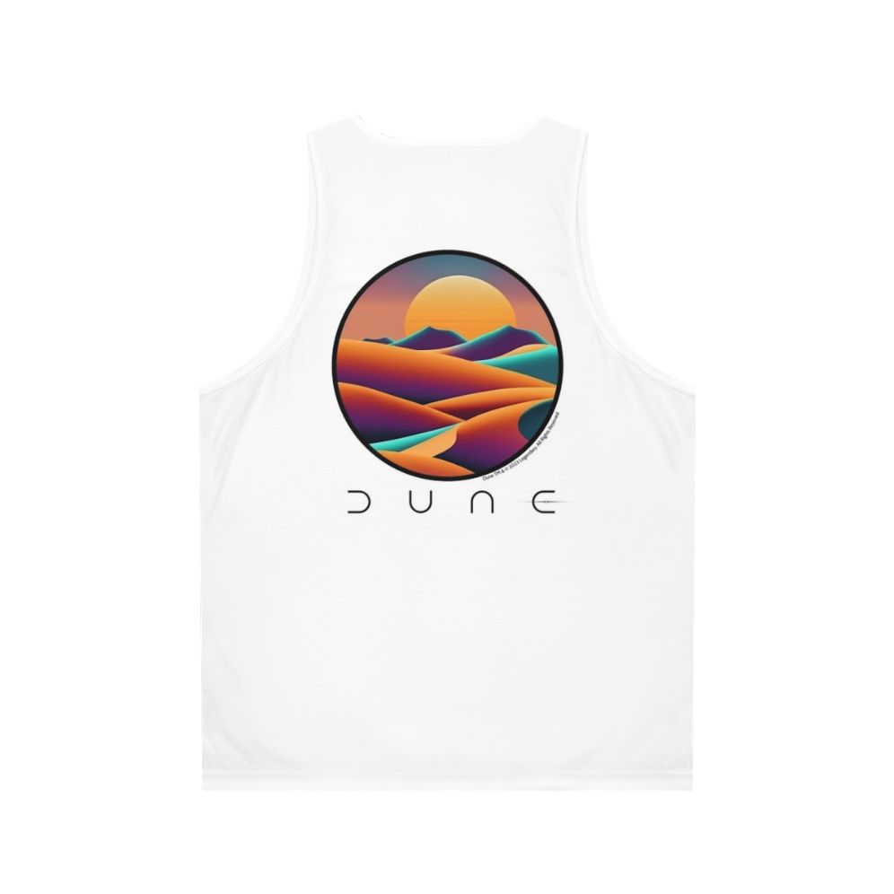 Dune Landscape Unisex Tank Top - Back