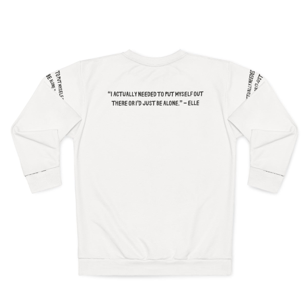 Heartstopper Gang Sweatshirt featuring characters from the Netflix series - Back