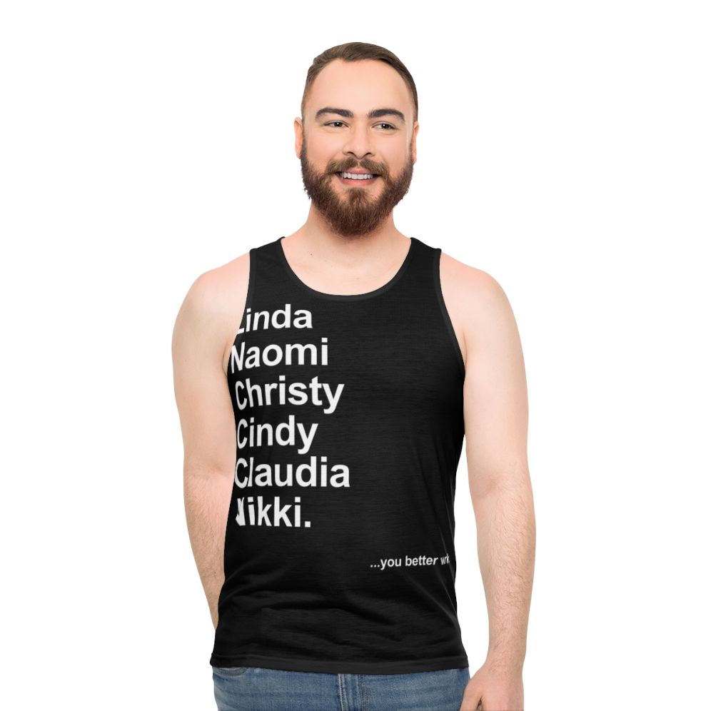 Unisex RuPaul's Drag Race Supermodel Tank Top - men