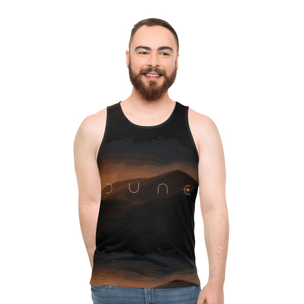 Dune landscape unisex tank top - men