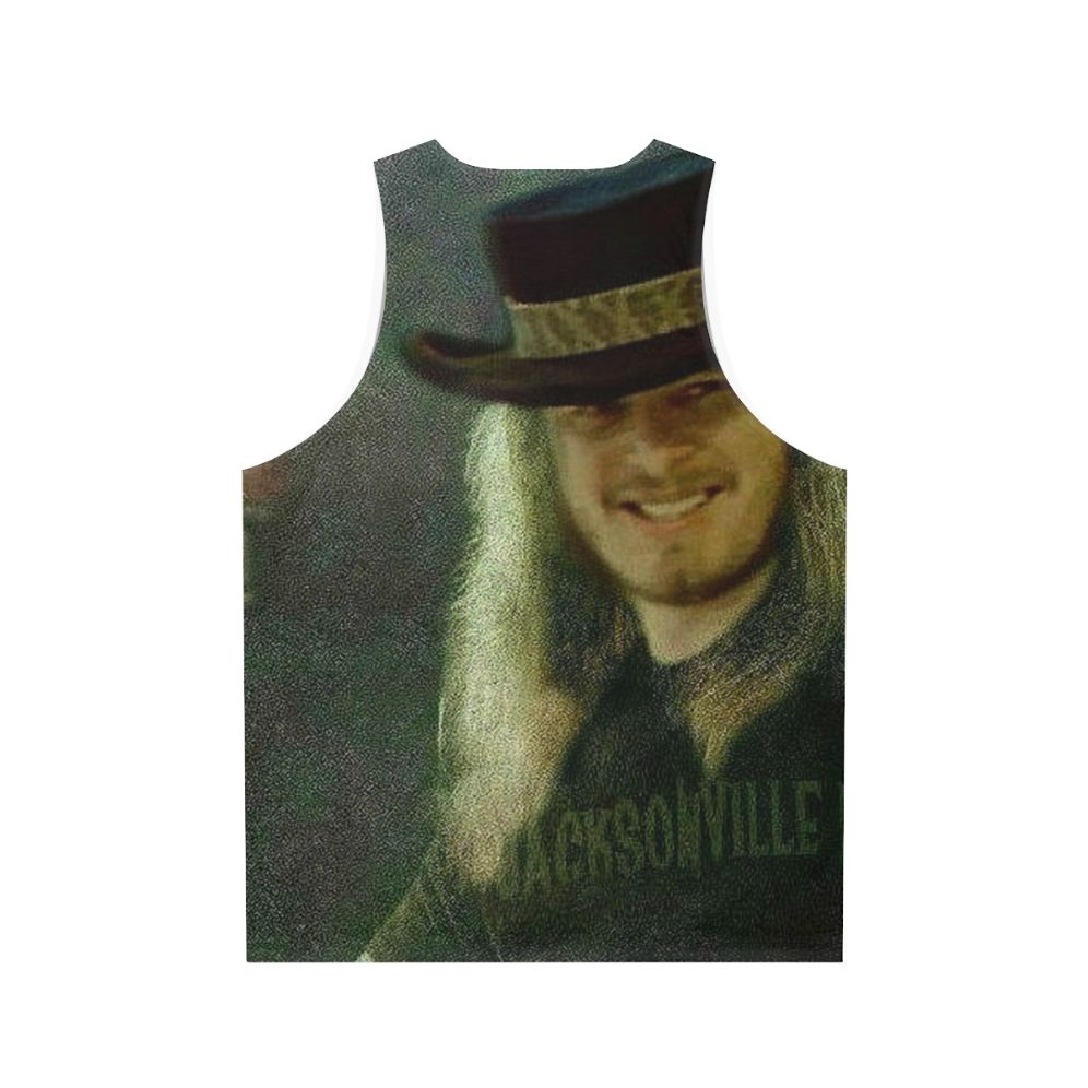 Ronnie Van Zant Lynyrd Skynyrd Unisex Tank Top - Back