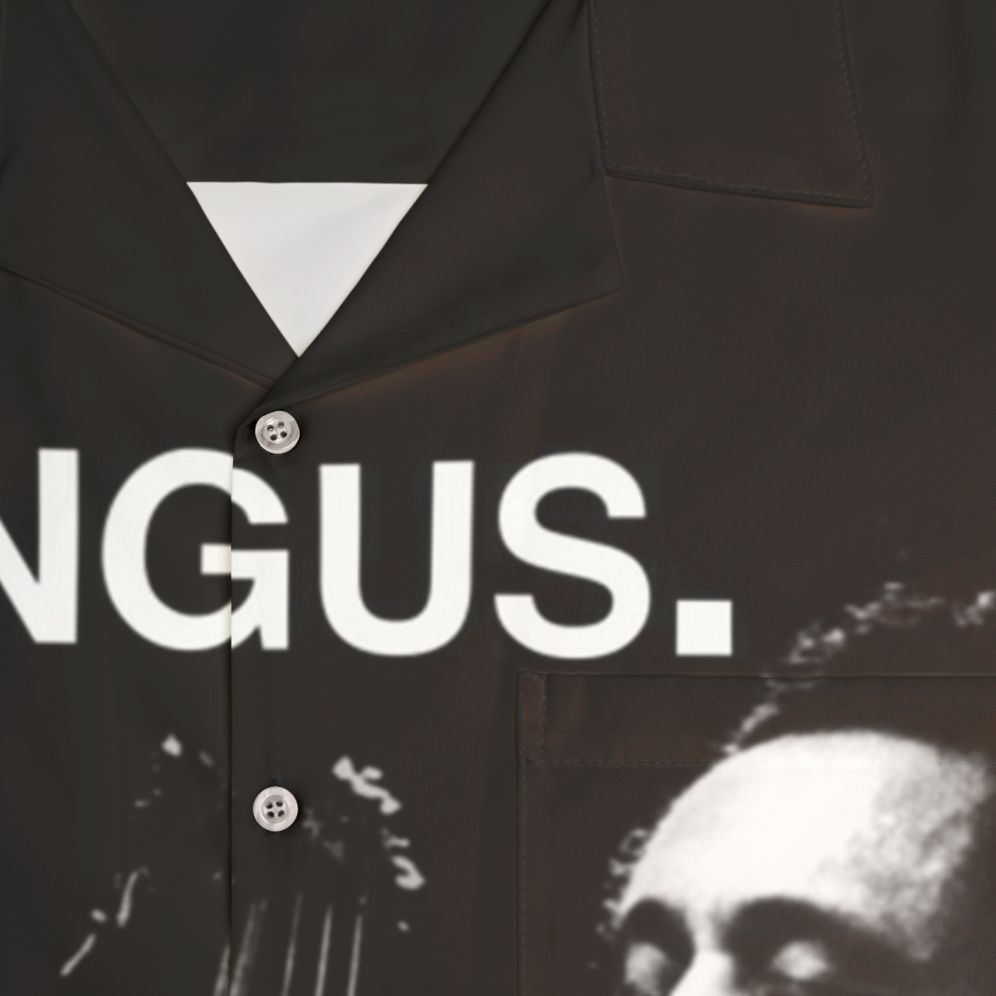 Charles Mingus Hawaiian Shirt featuring jazz, piano, and music icons - Detail