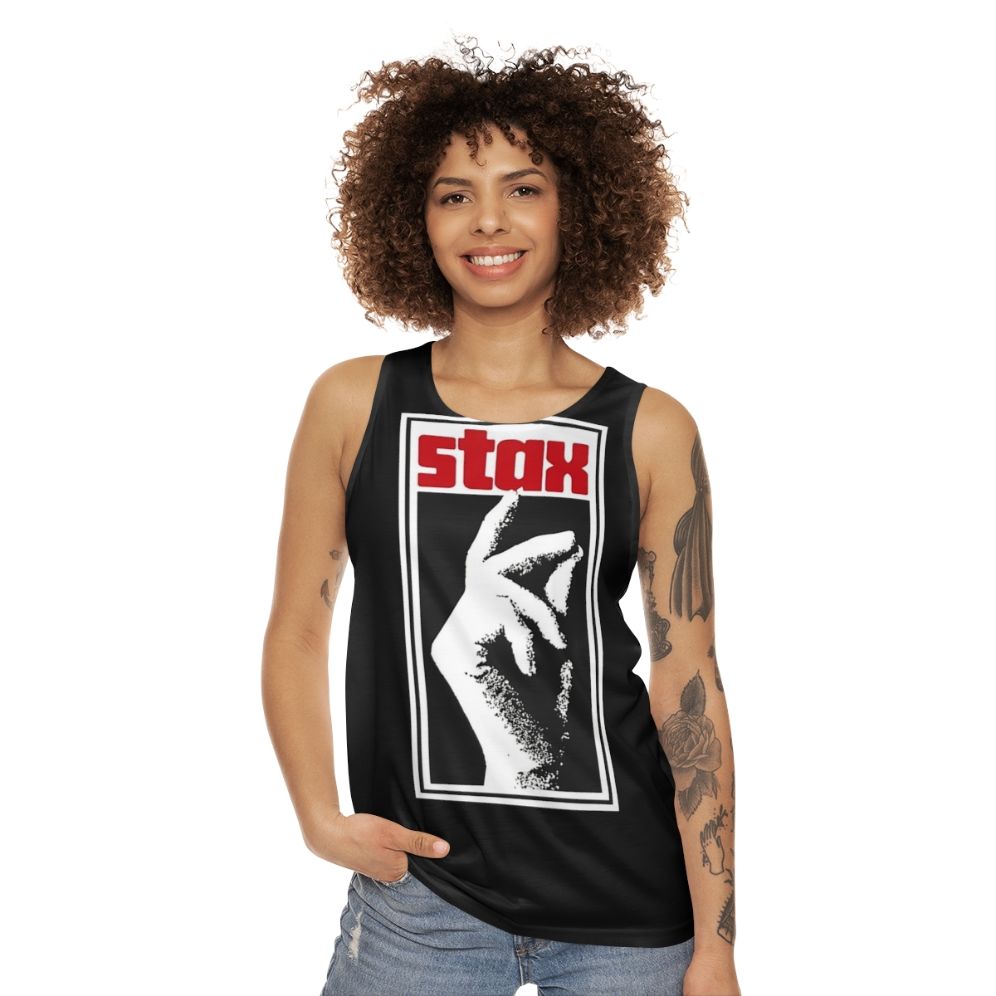 Stax Records unisex soul music tank top - women