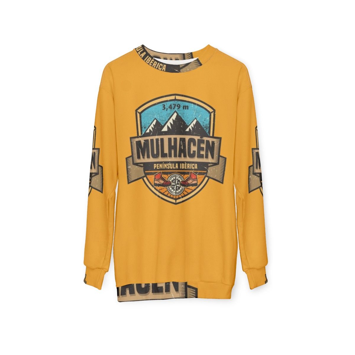 Mulhacen Peak Spain Hiking Sweatshirt - hanging