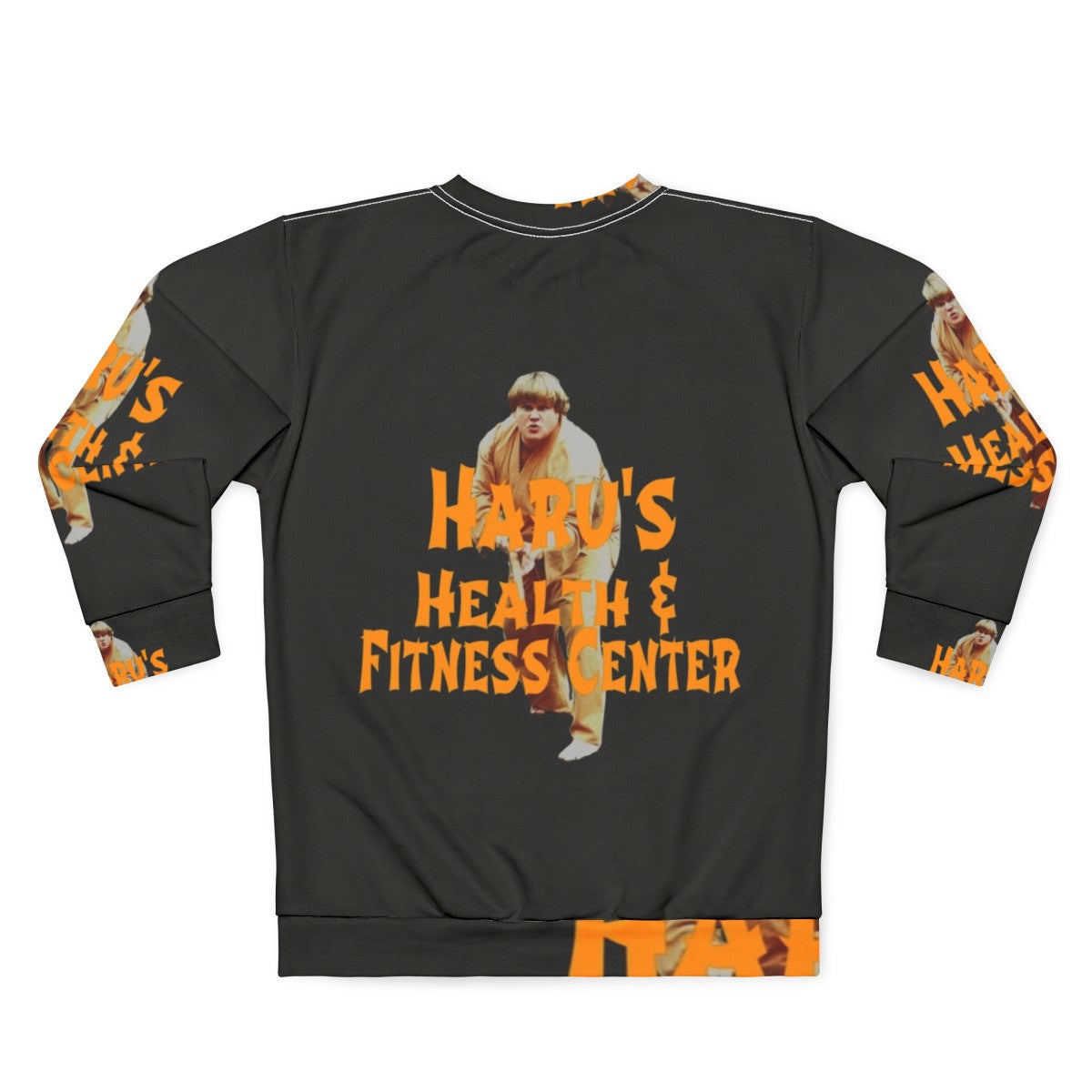 Haru's Health and Fitness Classic Workout Sweatshirt - Back