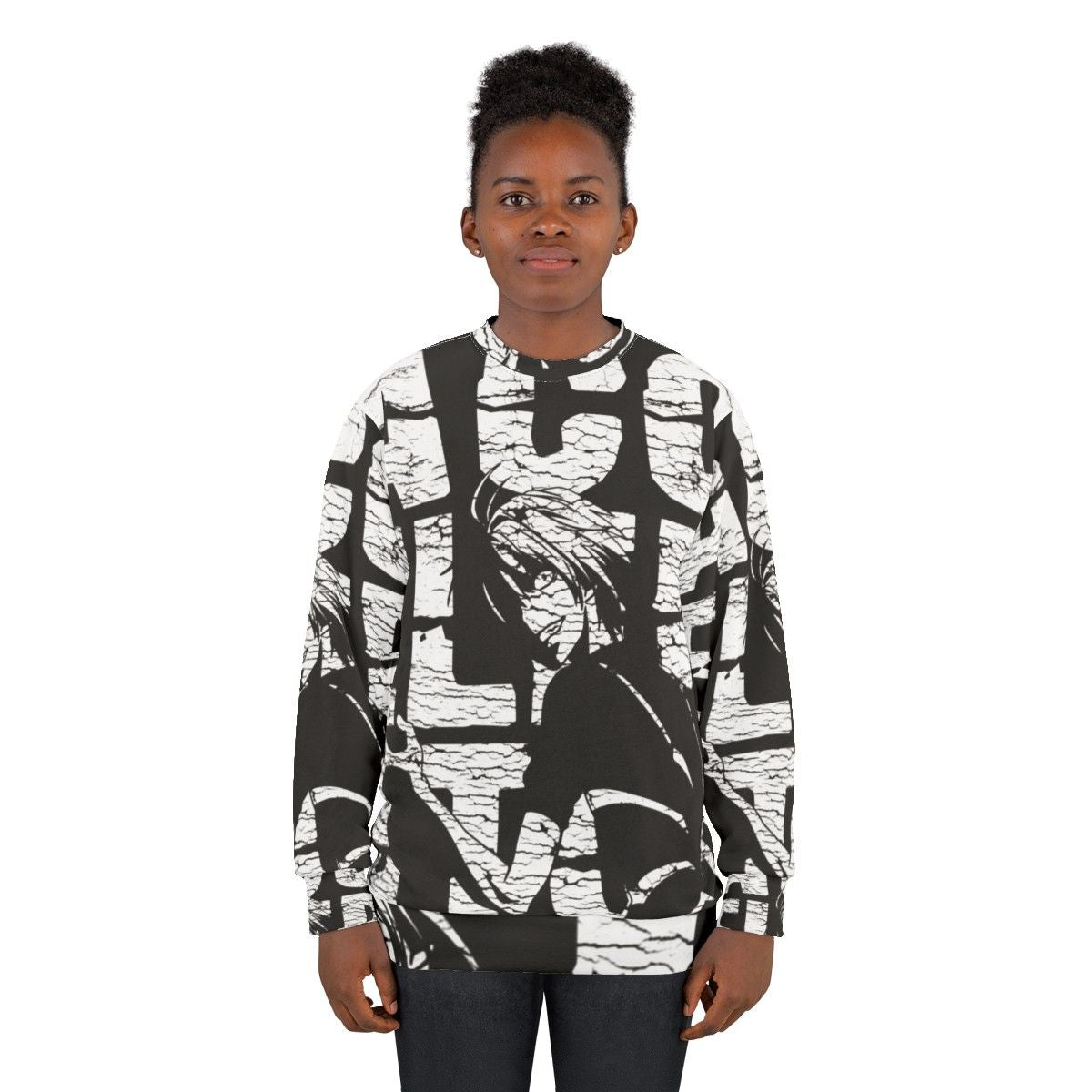 Accelerator Vintage Sweatshirt with Anime Graphic - women