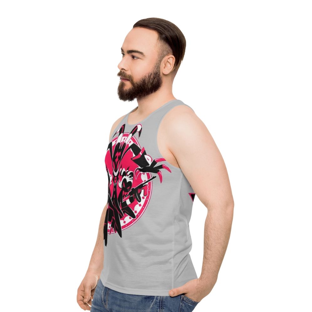 Helluva Boss Unisex Tank Top - men side