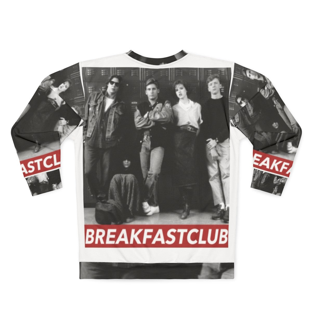 The Breakfast Club 80s Movie Sweatshirt - Back