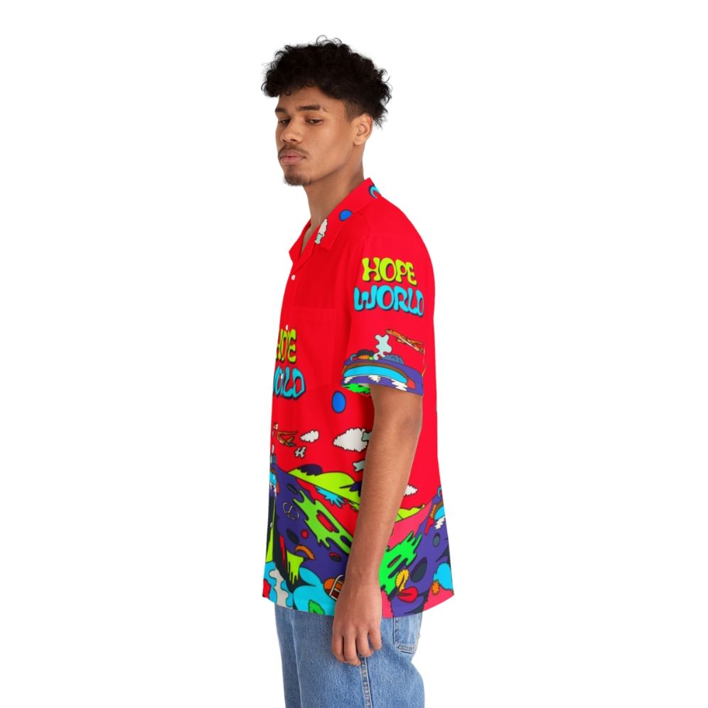 BTS J-Hope Hawaiian Shirt featuring Hope World design - People Left