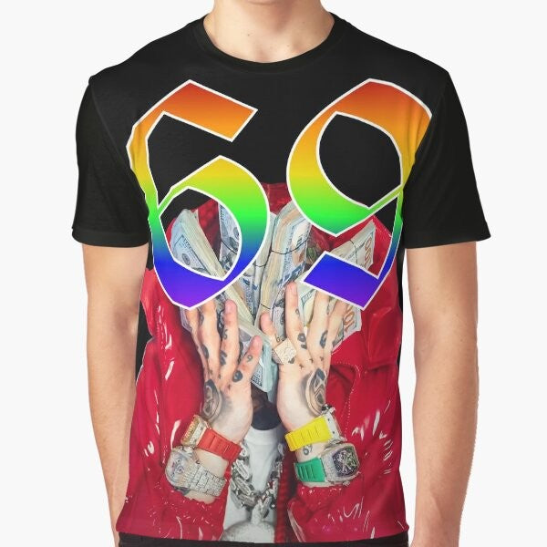 Trollz Graphic T-Shirt featuring Tekashi 6ix9ine and troll imagery