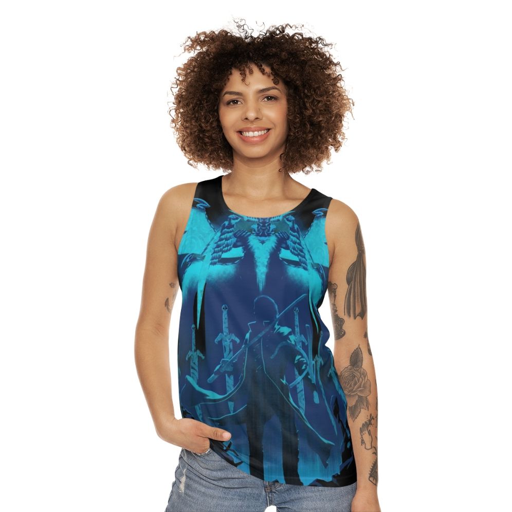 Blue King Unisex Gaming Tank Top - women