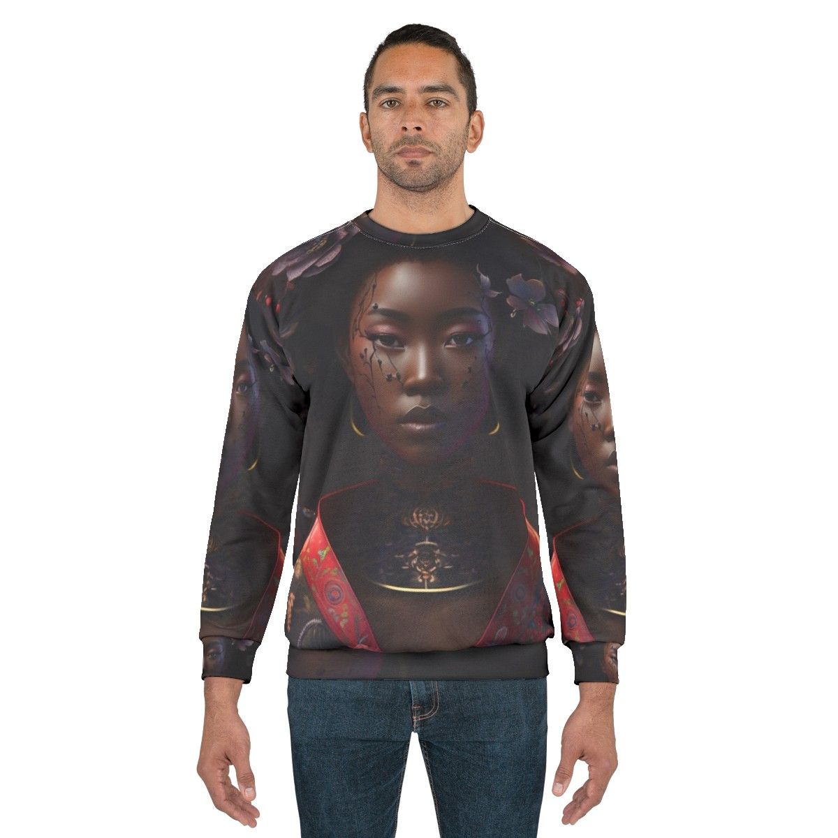 Empress of Hokkaido Japanese Geisha Sweatshirt - men