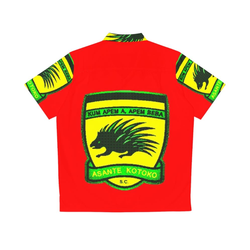 Asante Kotoko Ghanaian Football Club Hawaiian Shirt - Back