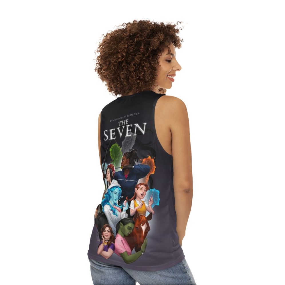 Dimension20 The Seven Maidens Unisex Fantasy Art Tank Top - women back