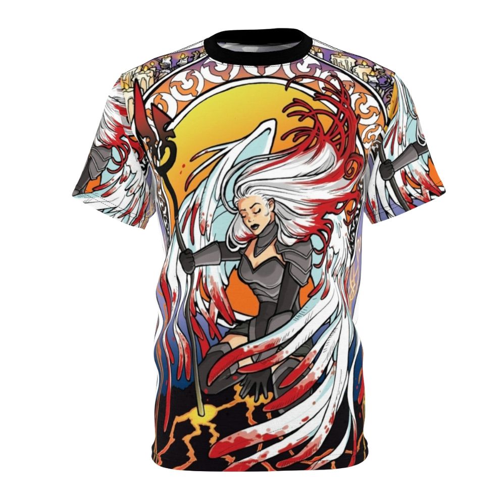 Archangel warrior design fantasy art t-shirt