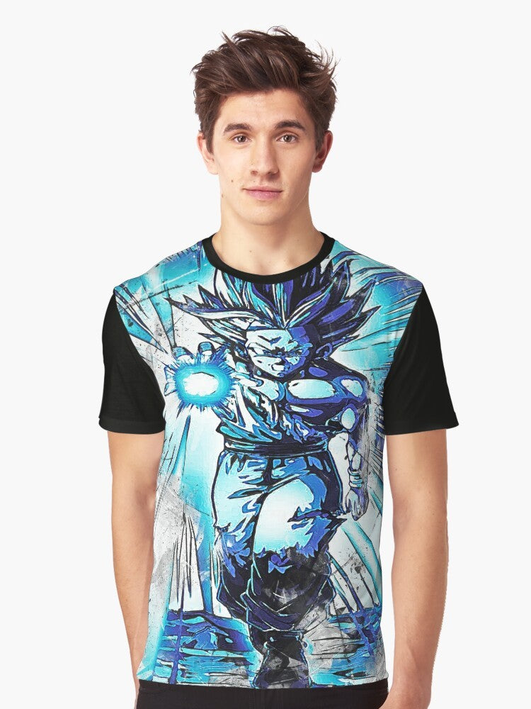 Gohan Pushed Too Far Dragon Ball Anime Graphic T-Shirt - Men