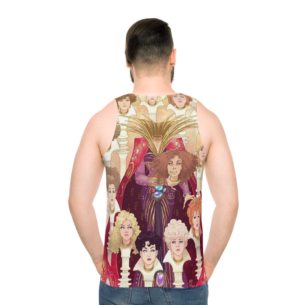 Unisex 80s fantasy tank top - men back