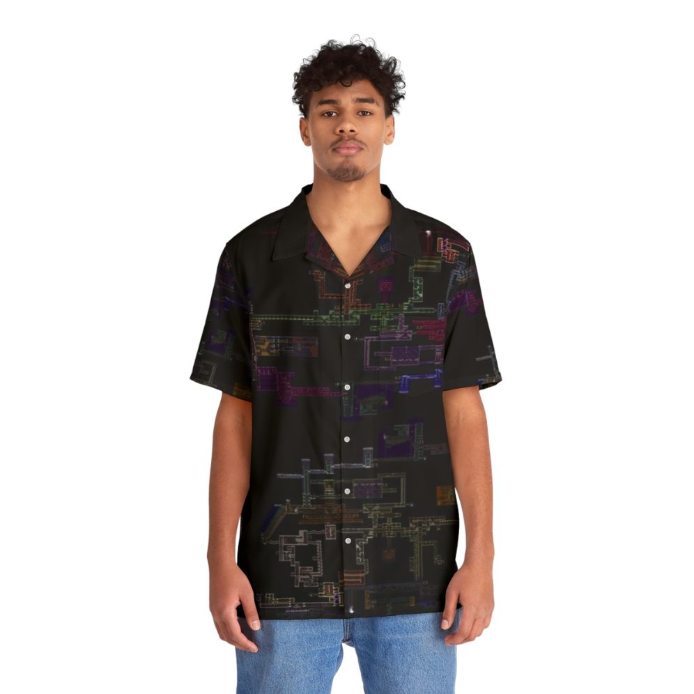 Castlevania Symphony Of The Night themed Hawaiian shirt - People Front