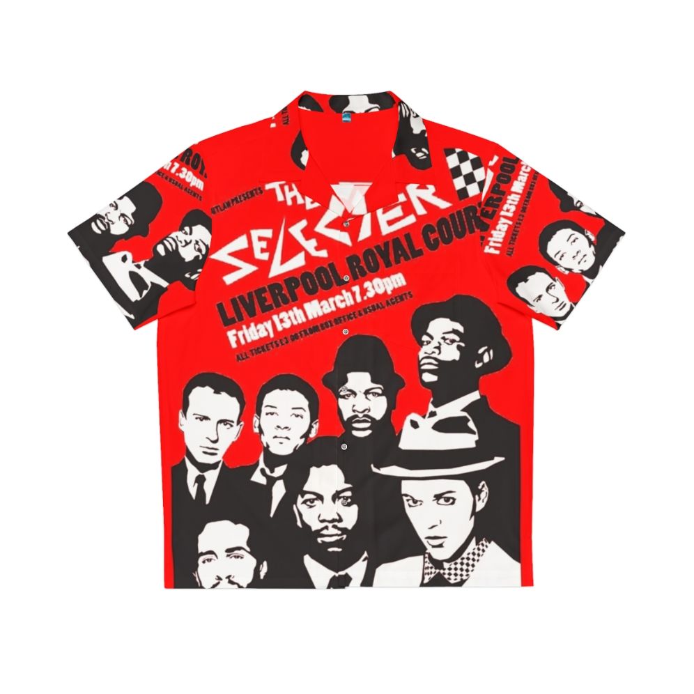 The Selecter Skinhead Hawaiian Shirt with Vibrant Reggae-Inspired Design