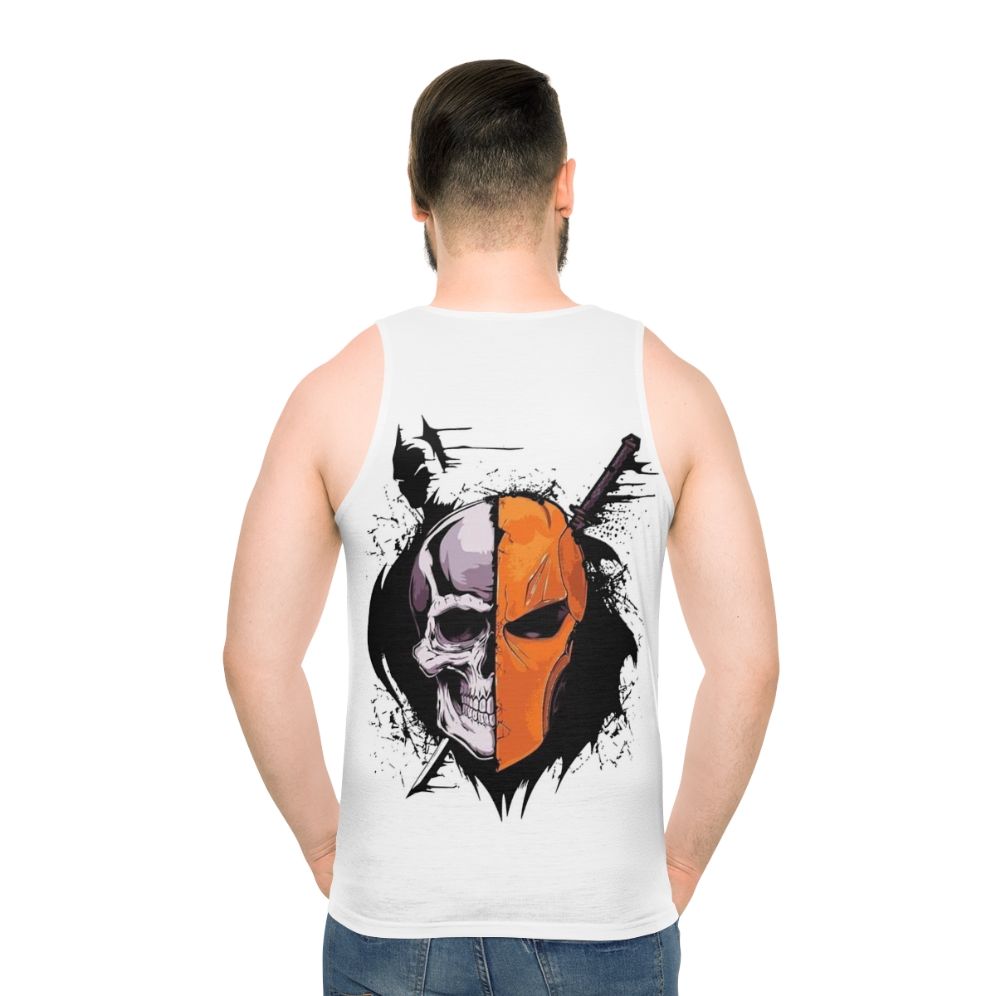 Deathstroke Superhero Unisex Tank Top - men back