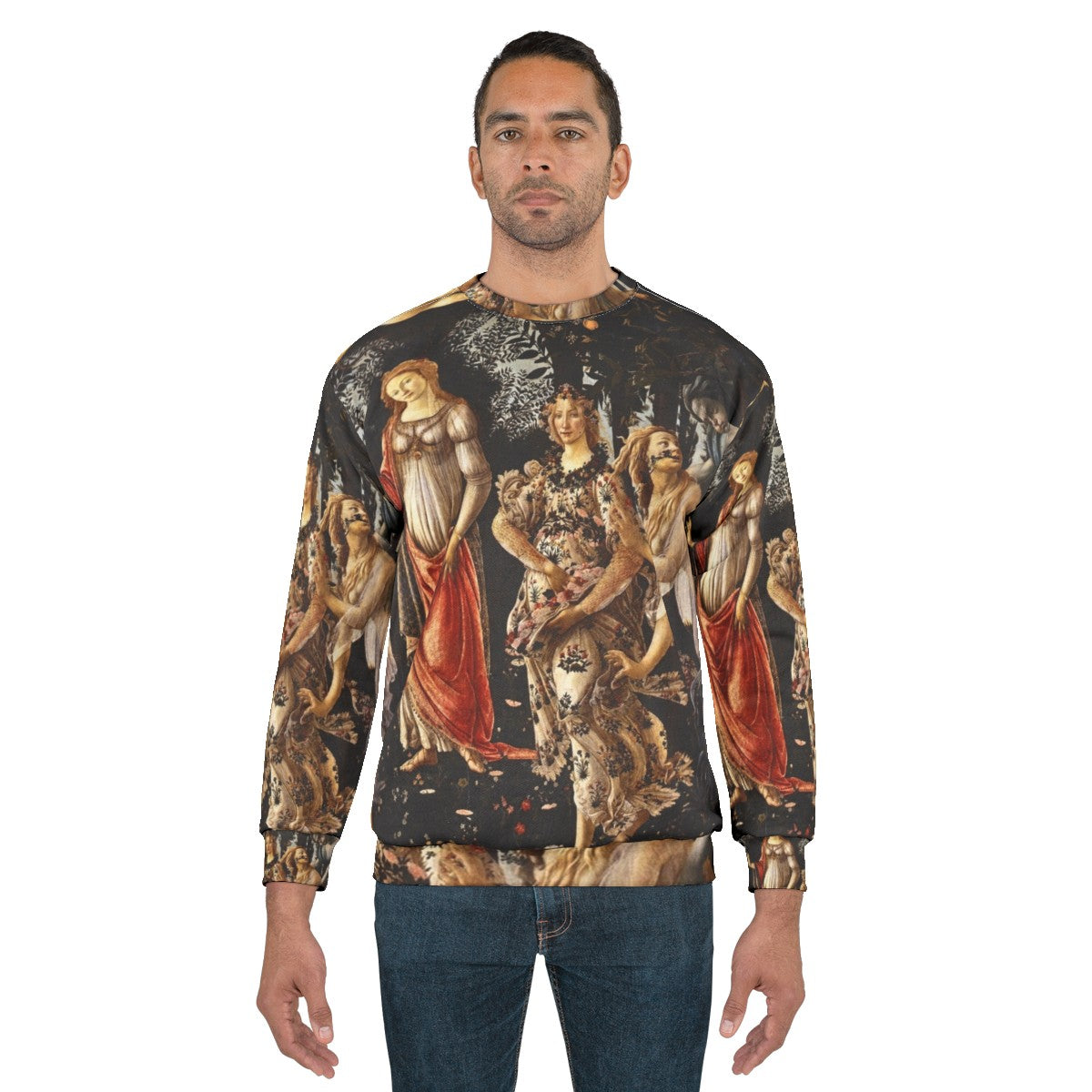 Botticelli's La Primavera Spring 1481-1482 sweatshirt - men